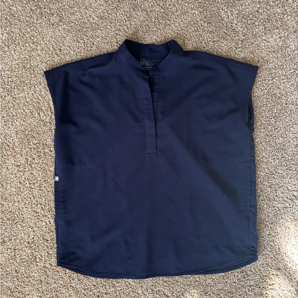 3 Figs Women’s  Navy Blue/ Black Shirt